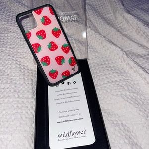Wildflower strawberry 11 Pro Max iPhone case